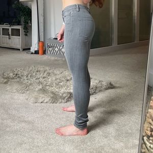 All saints gray jeans size 27